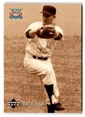 1995 Upper Deck Eagle Peanuts Legends #6 Whitey Ford - Baseball Card Single