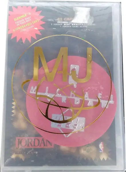 1995 Upper Deck Michael Jordan Alliance Box Milk Caps And Pogs Sealed Box - Sports Cards - Basketball Sealed