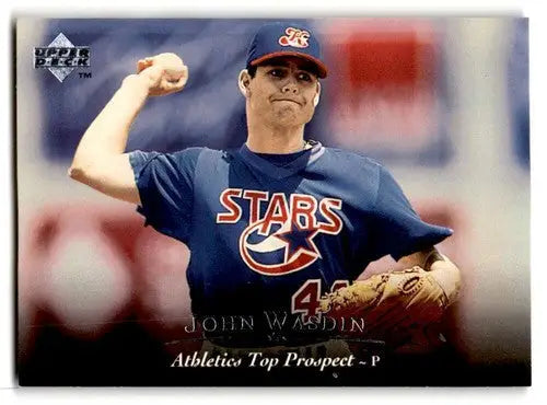 1995 Upper Deck Minors #12 John Wasdin Huntsville Stars Baseball Car ID:64370 - Baseball Card Single