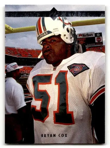 1995 Upper Deck #SE15 Bryan Cox Miami Dolphins Football Cards NM Nea ID:62881 - Football Card Single