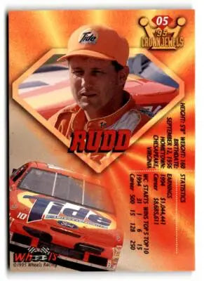 1995 Wheels Crown Jewels #05 Ricky Rudd - Racing Card Single