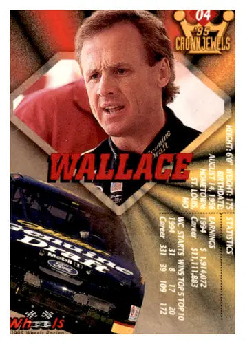 1995 Wheels Crown Jewels #4 Rusty Wallace NM-MT - Racing Card Single