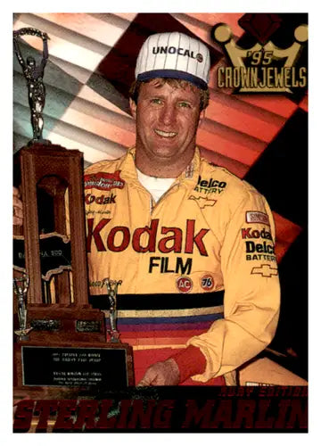 1995 Wheels Crown Jewels #74 Sterling Marlin NM-MT /Morgan-McClure Motor - Racing Card Single