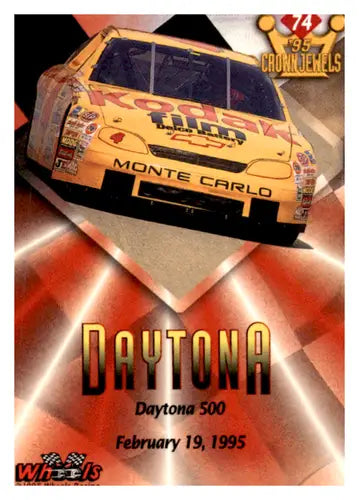 1995 Wheels Crown Jewels #74 Sterling Marlin NM-MT /Morgan-McClure Motor - Racing Card Single