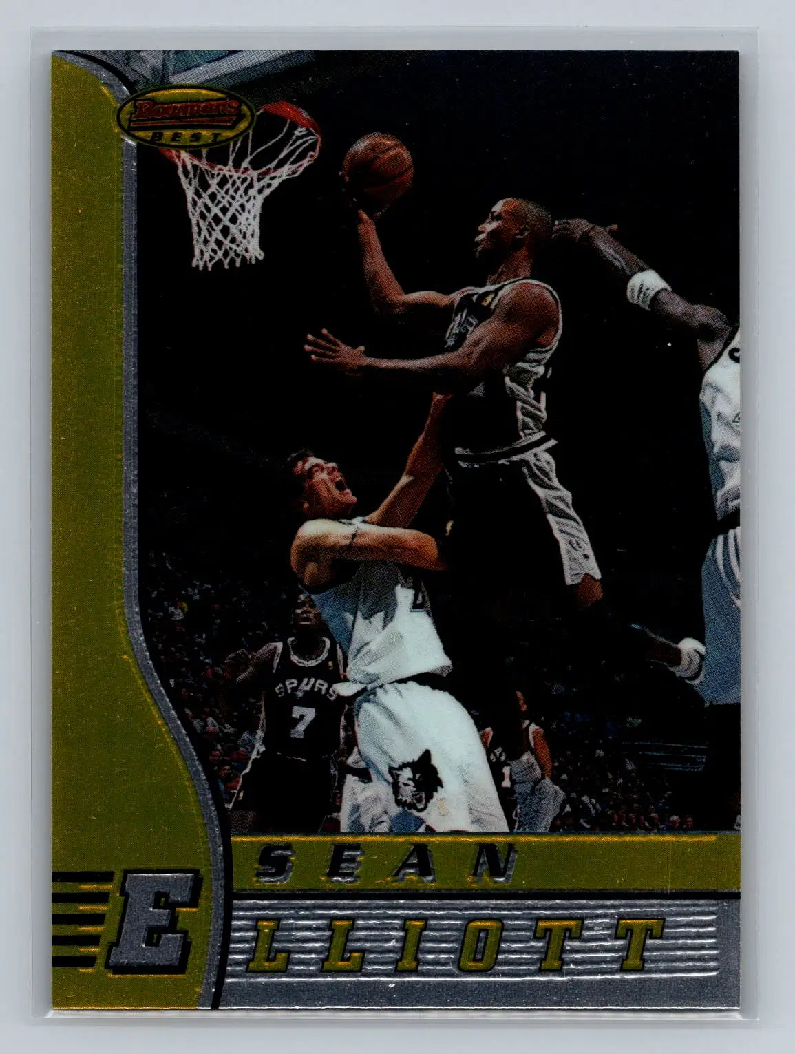 1996-97 Bowman’s Best #60 Sean Elliott San Antonio Spurs - Basketball Card Single