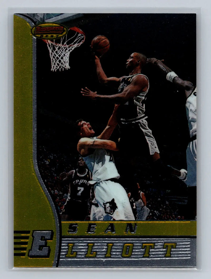 1996-97 Bowman’s Best #60 Sean Elliott San Antonio Spurs - Basketball Card Single