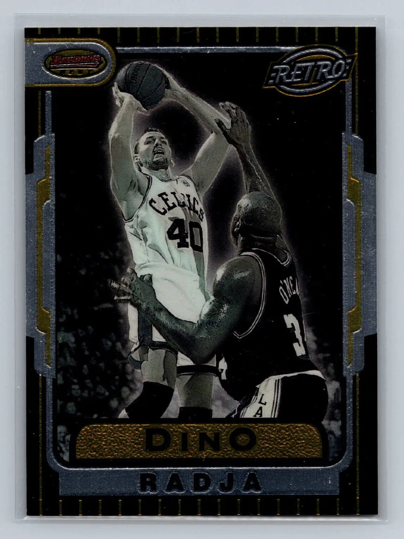 1996-97 Bowman’s Best #TB15 Dino Radja Refractors Boston Celtics - Basketball Card Single