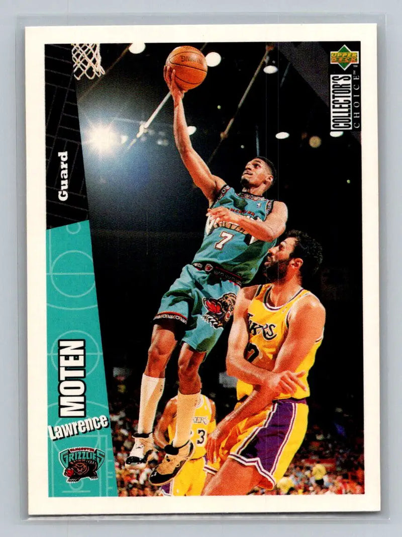 1996-97 Collector’s Choice #161 Lawrence Moten Vancouver Grizzlies - Basketball Card Single