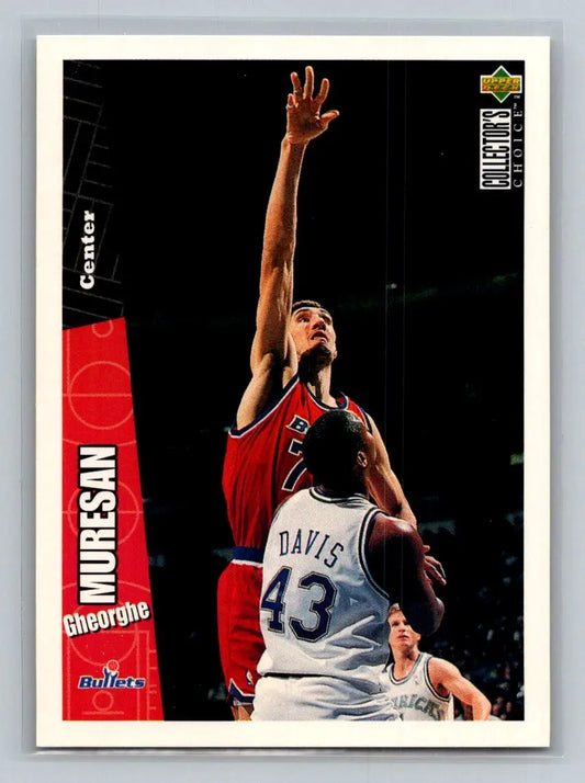 1996-97 Collector’s Choice #165 Gheorghe Muresan Washington Bullets - Basketball Card Single