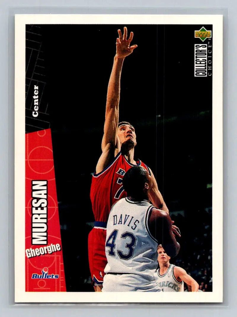 1996-97 Collector’s Choice #165 Gheorghe Muresan Washington Bullets - Basketball Card Single
