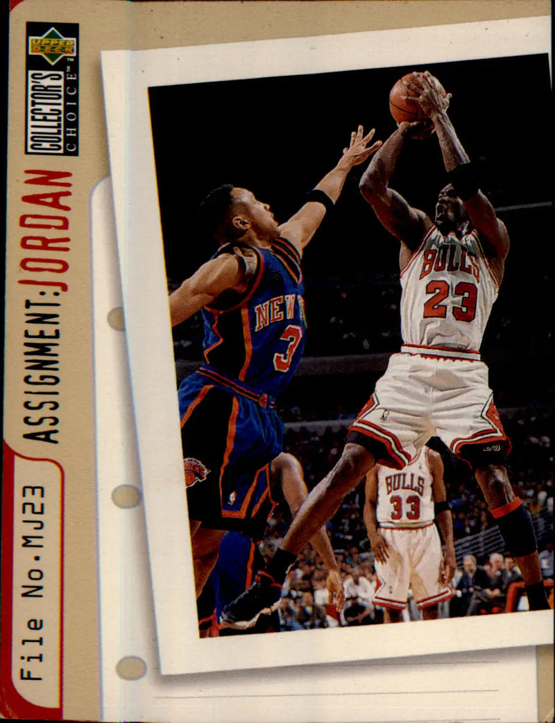 1996-97 Collector’s Choice #364 John Starks ’Assignment:Jordan’ - Basketball Card Single