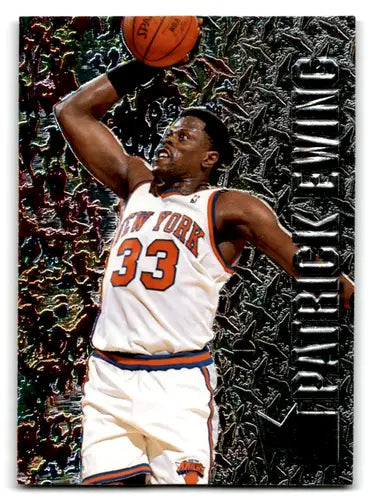 1996-97 Fleer Metal #64 Patrick Ewing NM Near Mint Knicks ID:82869 - Basketball Card Single