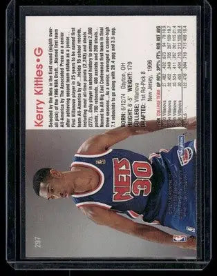 1996-97 NBA Hoops Kerry Kittles #297 Basketball - Basketball Card Single