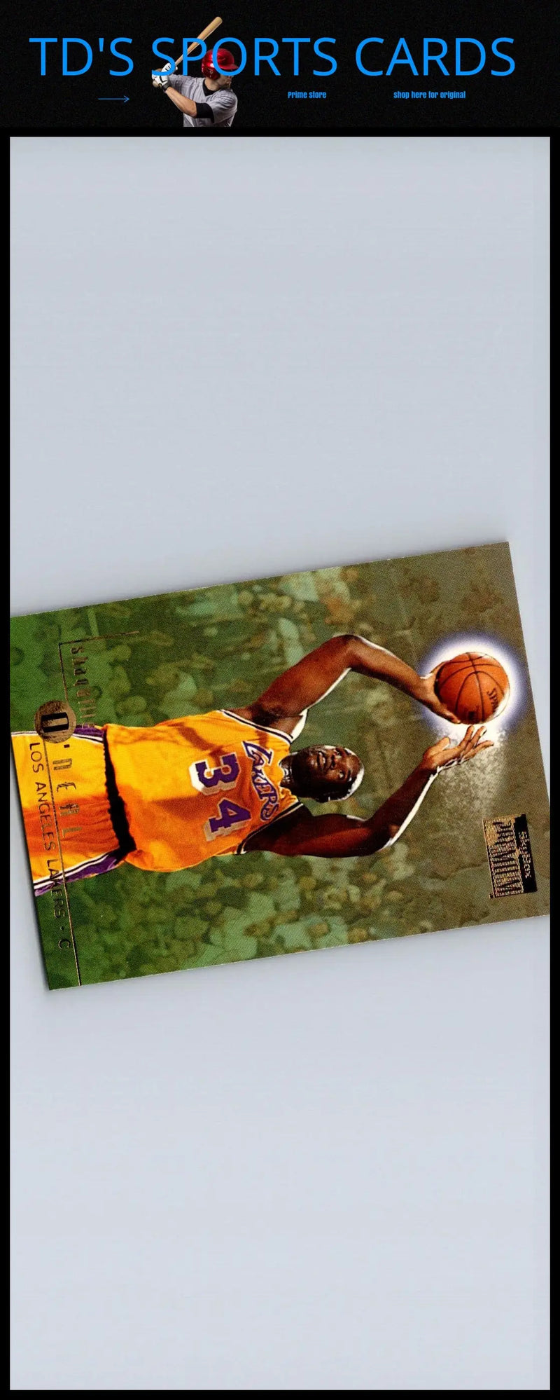 1996-97 SkyBox Premium #163 Shaquille O’Neal trading card for collectors and fans
