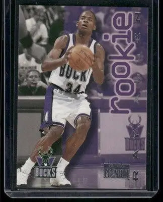 1996-97 SkyBox Premium Rookie Ray Allen #201 Basketball - Basketball Card Single