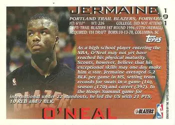 1996-97 Topps #191 Jermaine O’Neal