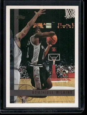 1996-97 Topps Dominique Wilkins #100 Basketball - Basketball Card Single