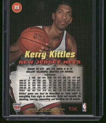 1996-97 Topps Stadium Club Rookie Kerry Kittles #R8 Basketball - Basketball Card Single