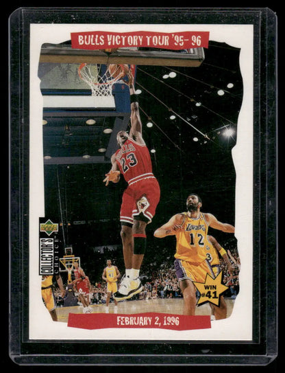 1996-97 Upper Deck Collector’s Choice Bulls Victory Tour Michael Jordan #25 - Trading Card