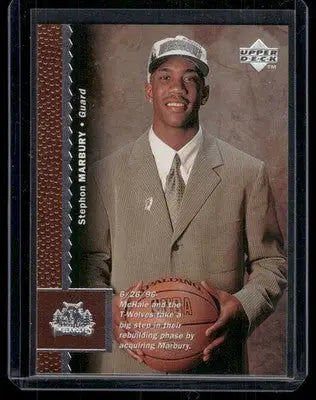 1996-97 Upper Deck Stephon Marbury #74 Basketball - Basketball Card Single