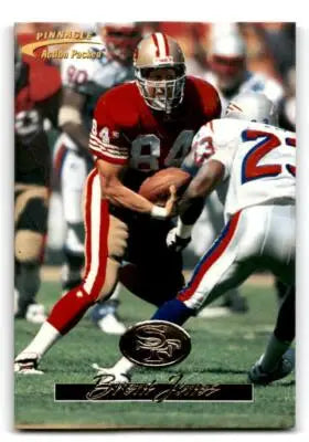 1996 Action Packed #95 Brent Jones - Football Card Single