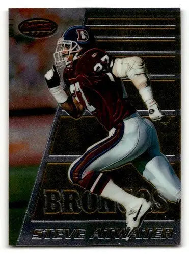 Original gloss Steve Atwater Denver football card from 1996 Bowman’s Best series