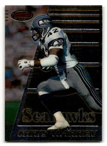 1996 Bowman’s Best #128 Chris Warren Seattle Seahawks Football Cards ID:61117 - Football Card Single