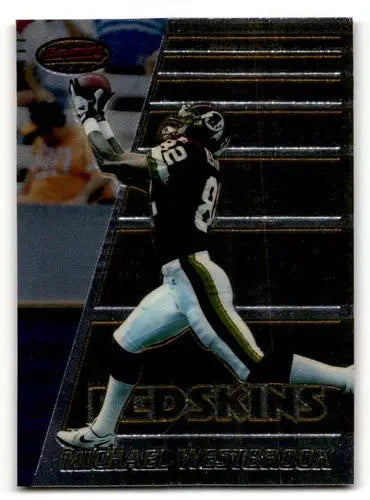 Original gloss Michael Westbrook football card featuring Washington Redskins player