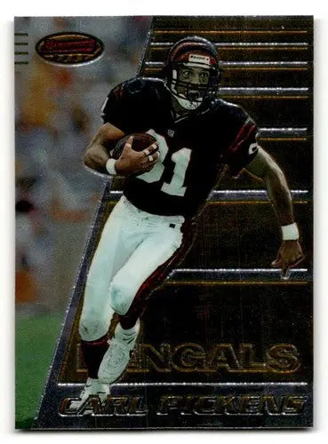Carl Pickens Cincinnati Bengals football card from 1996 Bowman’s Best set