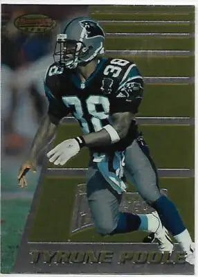 1996 Bowman’s Best #62 Tyrone Poole NM Near Mint Panthers - Football Card Single