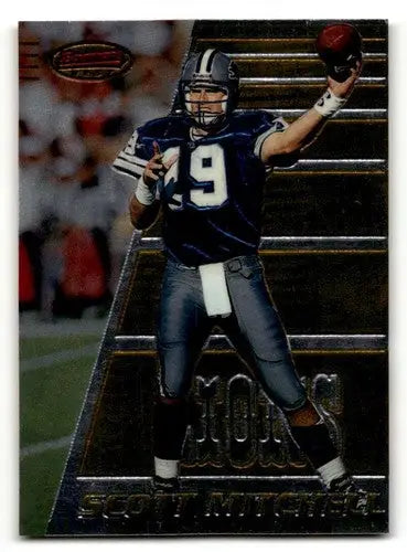Original gloss Scott Mitchell Detroit Lions football card from 1996 Bowman’s Best