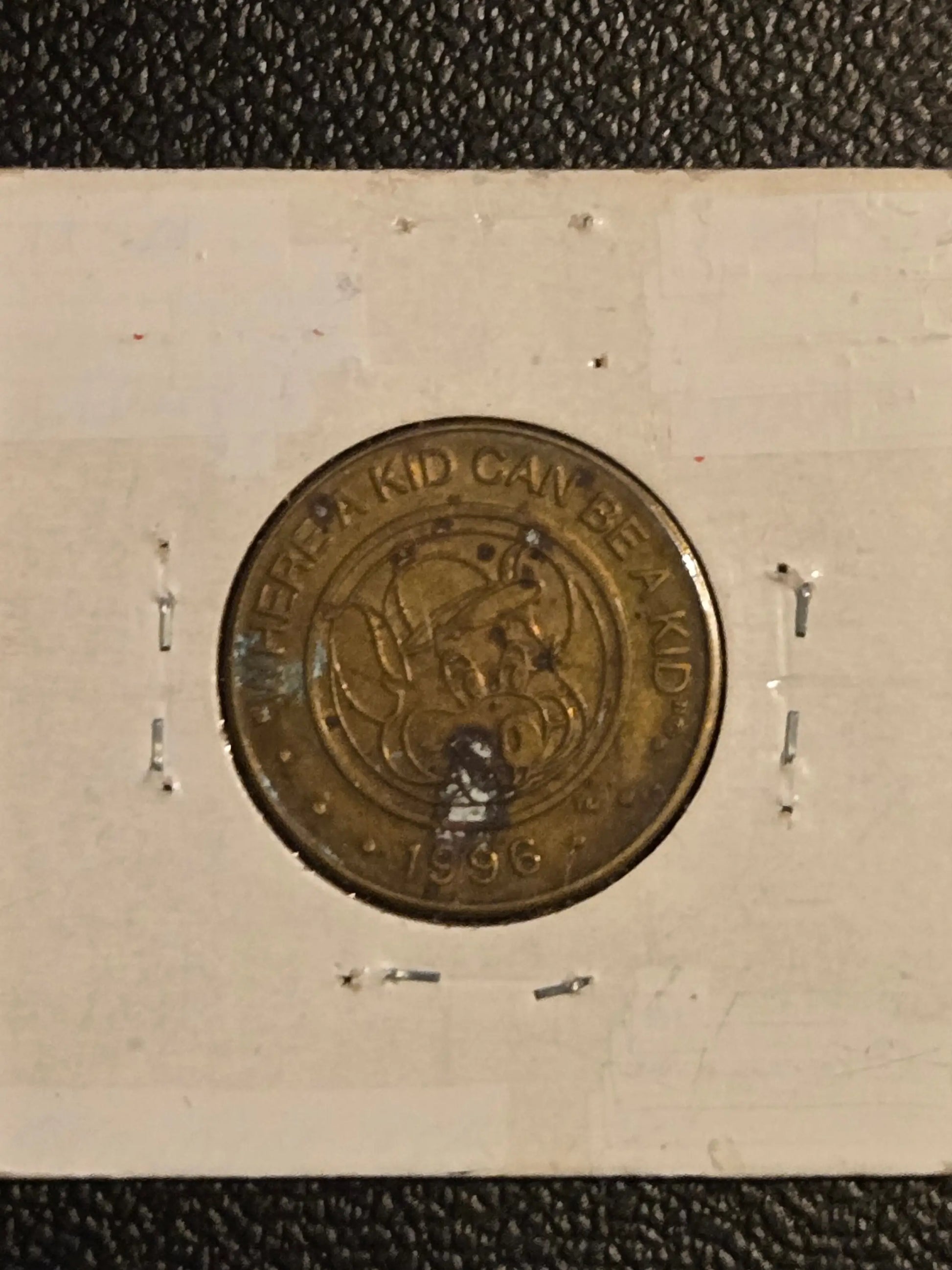 1996 Chuck E. Cheese Token - Where A Kid Can Be A Kid - Vintage Arcade Token - Coins & Currency