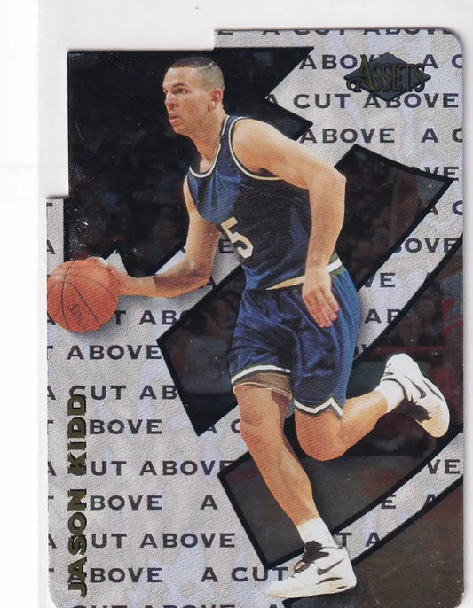 1996 CLASSIC #CA16 JASON KIDD ASSESTS DIE CUT- DALLAS MAVERICKS - Basketball Card Single