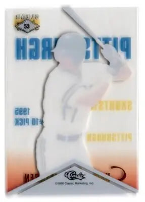 Baseball card featuring Chad Hermansen from 1996 Classic Clear Assets collection