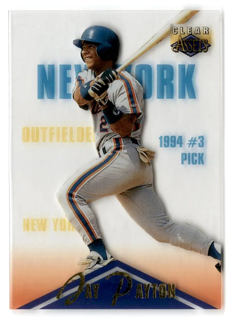 1996 Classic Clear Assets #55 Jay Payton - Baseball Card Single