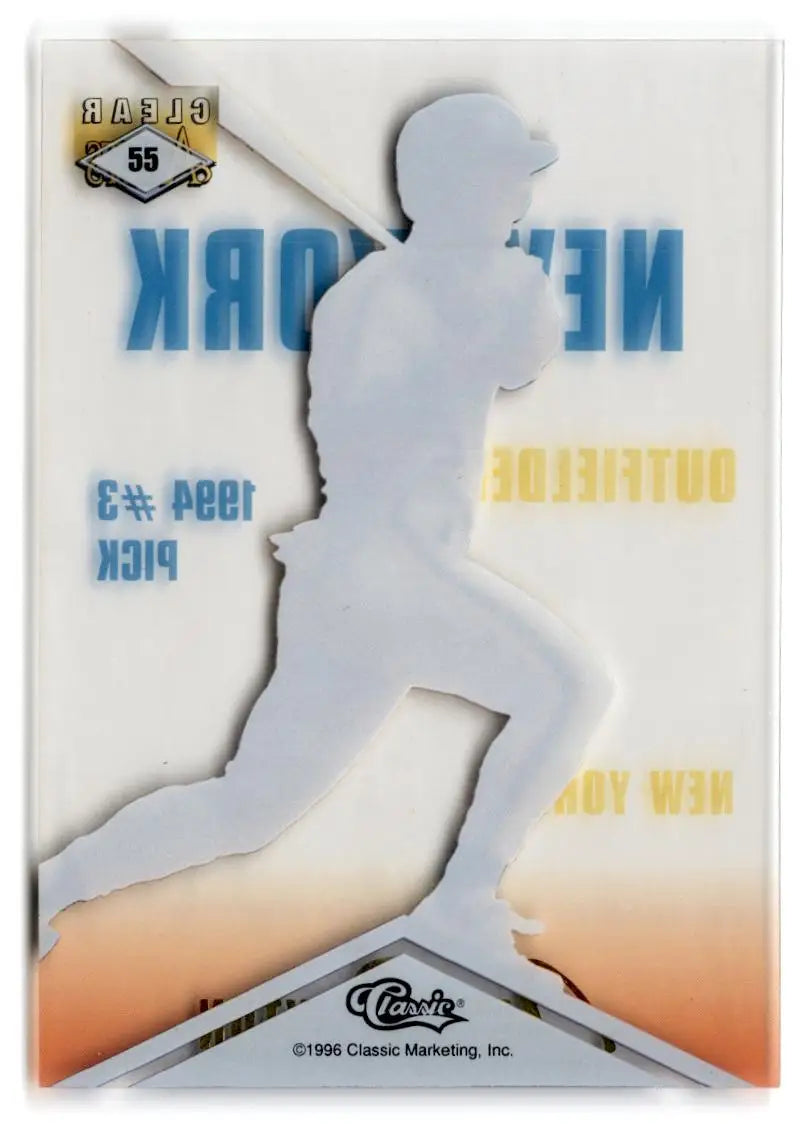 1996 Classic Clear Assets #55 Jay Payton - Baseball Card Single