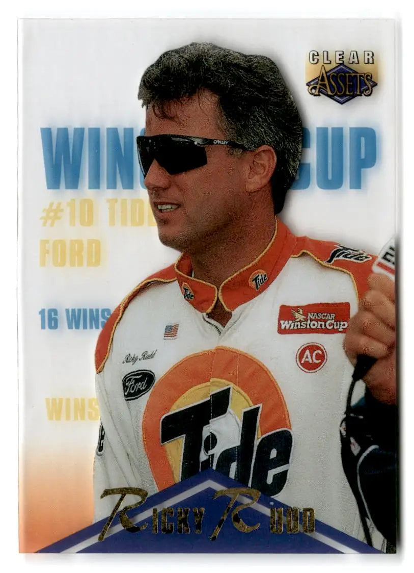 1996 Classic Clear Assets #60 Ricky Rudd - Racing Card Single