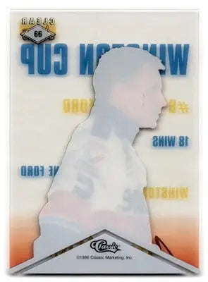 1996 Classic Clear Assets #66 Mark Martin - Racing Card Single