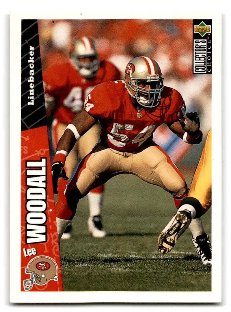 1996 Collector’s Choice #224 Lee Woodall - Football Card Single