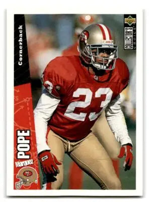 1996 Collector’s Choice #351 Marquez Pope - Football Card Single