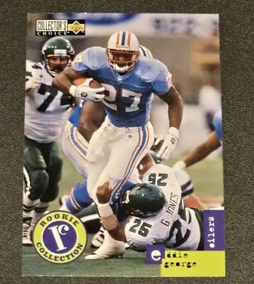 1996 Collector’s Choice Update #U12 Eddie George - Football Card Single