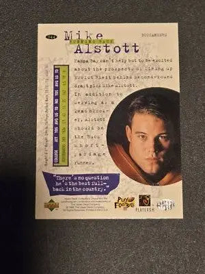 1996 Collector’s Choice Update #U44 Mike Alstott - Football Card Single
