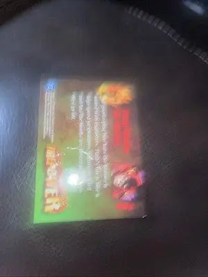 Trading card from 1996 DC Outburst Firepower Maximum Firepower featuring Flash Breaks the Barrier