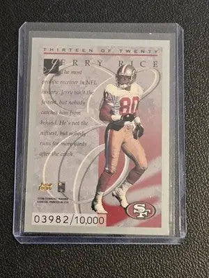 1996 Donruss #13 Jerry Rice Elite #/10000 - Football Card Single