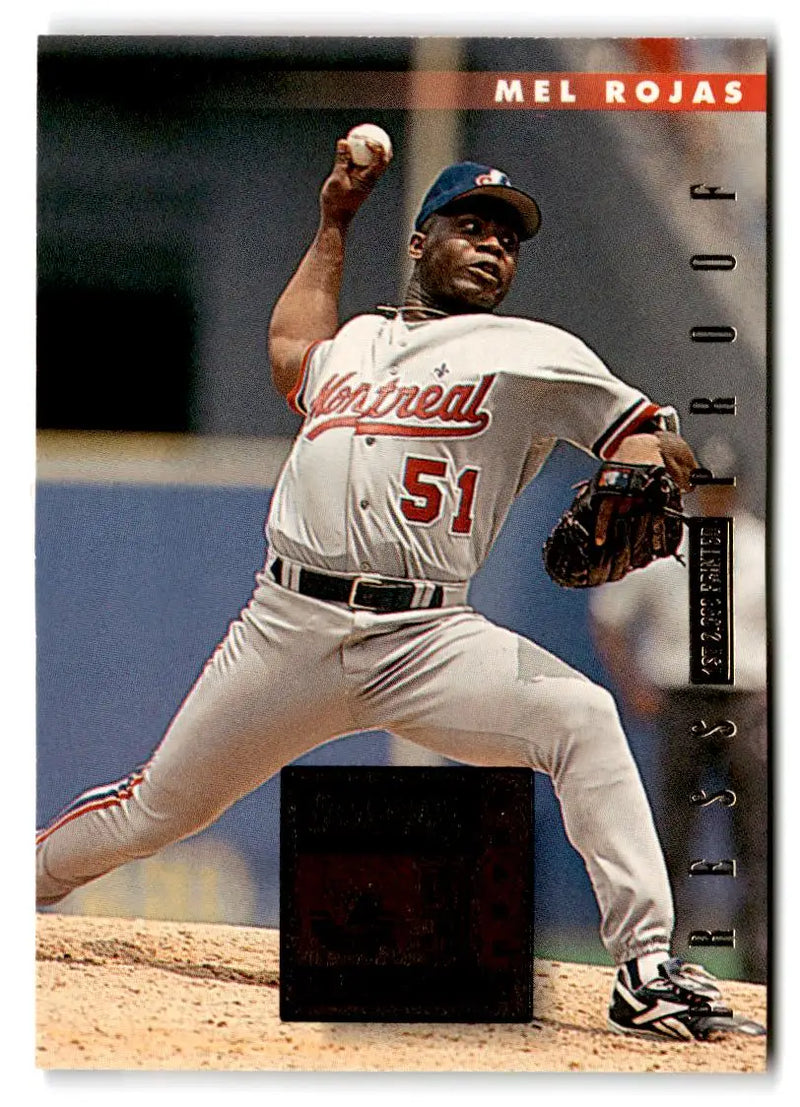 1996 Donruss #156 Mel Rojas Press Proofs - Baseball Card Single