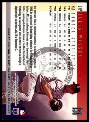 1996 Donruss Allen Watson 150 St. Louis Cardinals NM - Baseball Card Single