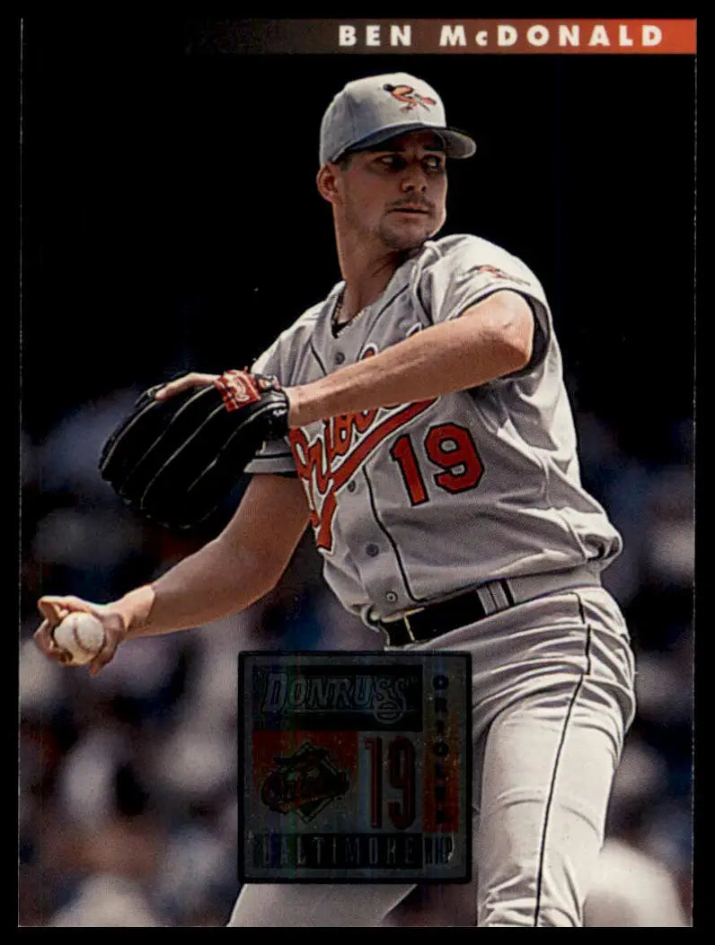 1996 Donruss Ben McDonald 82 Baltimore Orioles NM - Baseball Card Single