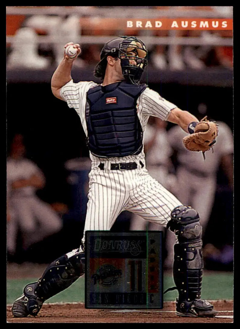 1996 Donruss Brad Ausmus 34 San Diego Padres NM - Baseball Card Single
