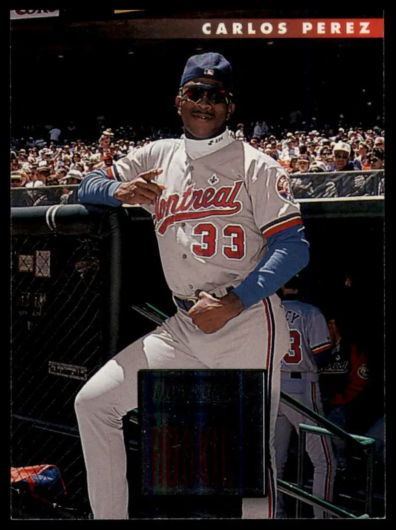 1996 Donruss Carlos Perez 317 Montreal Expos NM - Baseball Card Single