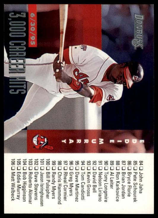 1996 Donruss Eddie Murray 220 San Francisco Giants NM - Baseball Card Single